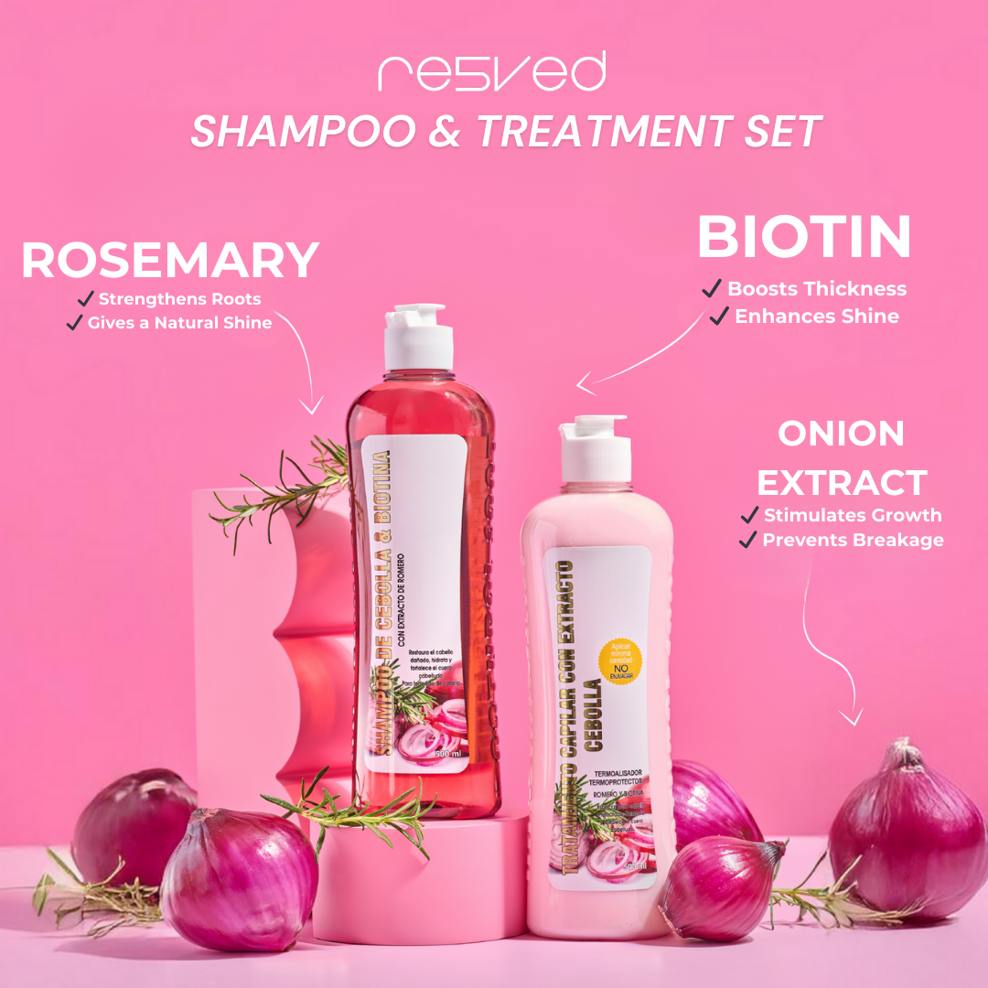 RE5VED® Hair Strength Shampoo & Treatment Set